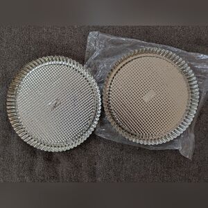 Pampered Chef Tart/Flan Pans Set of 2 - NEW